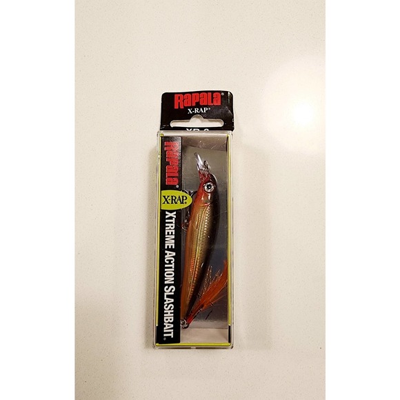 Rapala X Rap  8  3 1/8"   1/4oz  XR 8  3'-5' Swim Depth Gold - Picture 3 of 4
